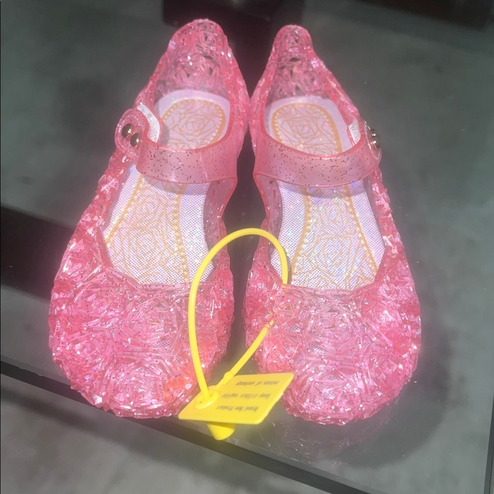 Princess Costumes Jelly Flats Cosplay Shoes Sandals For Little Girls - Picture 6 of 14